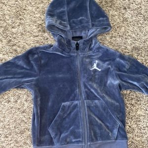 Baby Jordan velour hoodie